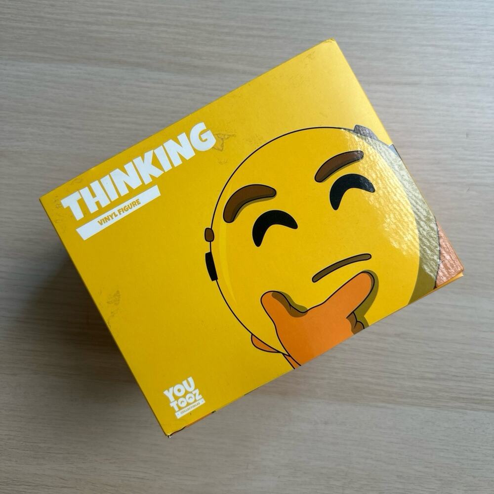 YouTooz Thinking Spinning Emoji - Rare and NEW in Box